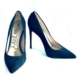 Sam Edelman Women's Danna Pumps Black Suede